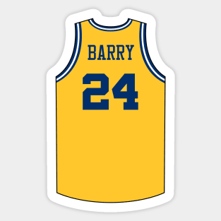 Rick Barry Golden State Jersey Qiangy Sticker